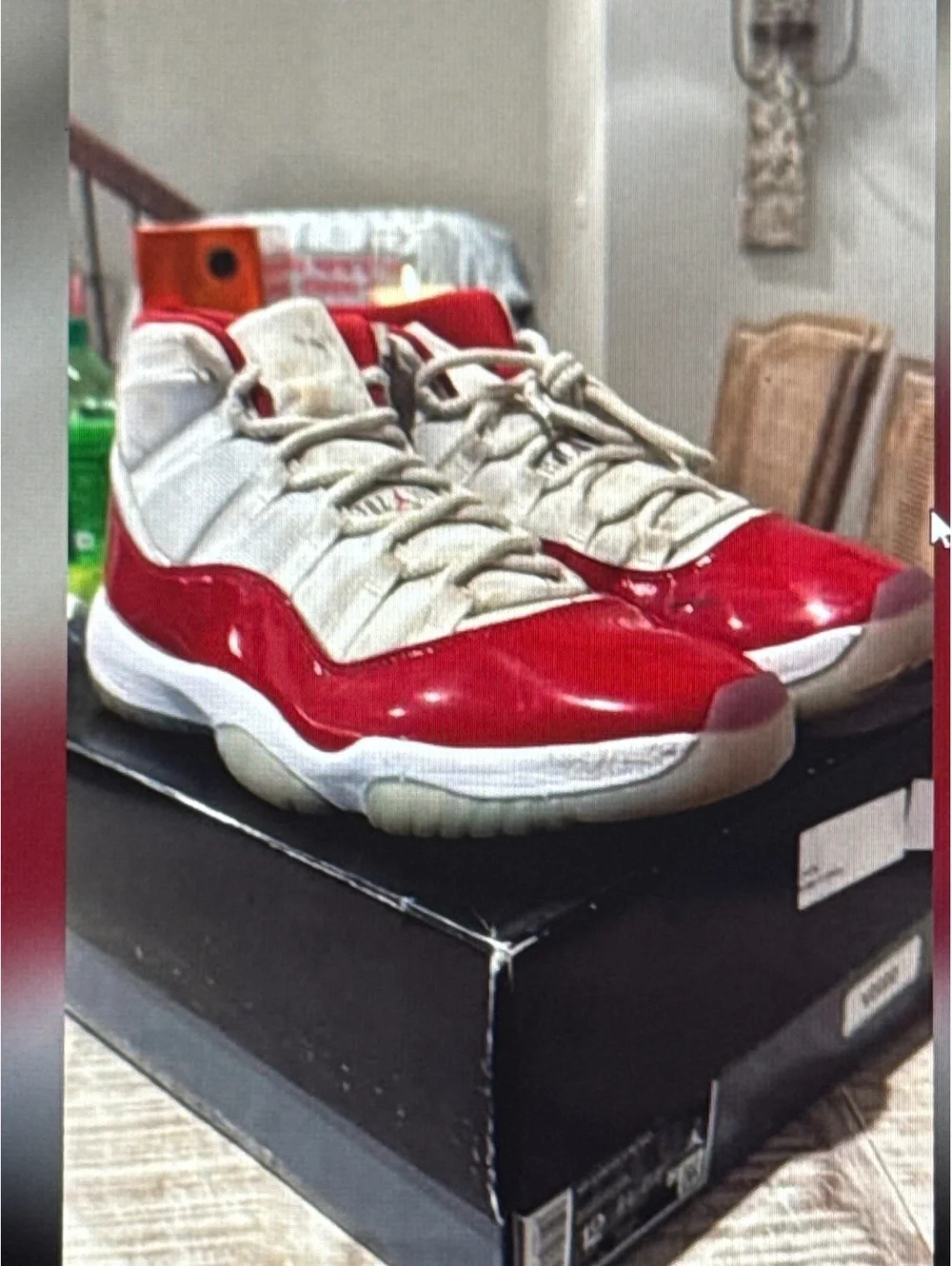 Preowned Air Jordan 11 Retro Cherry Mens Size 12
